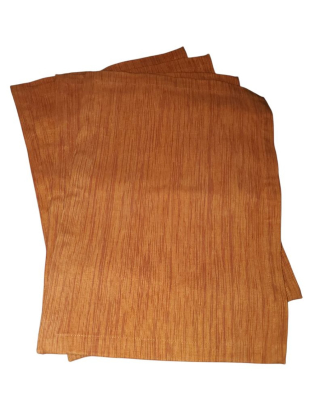 Crate & Barrel Orange Lamont Placemats Set of 4
